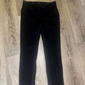 Plain Black Work Pants - Stretchy